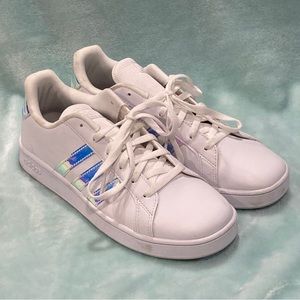 Adidas Size 5 Euro 37 1/2 Superstar Trainers Hologram Iridescent Art #FW1274